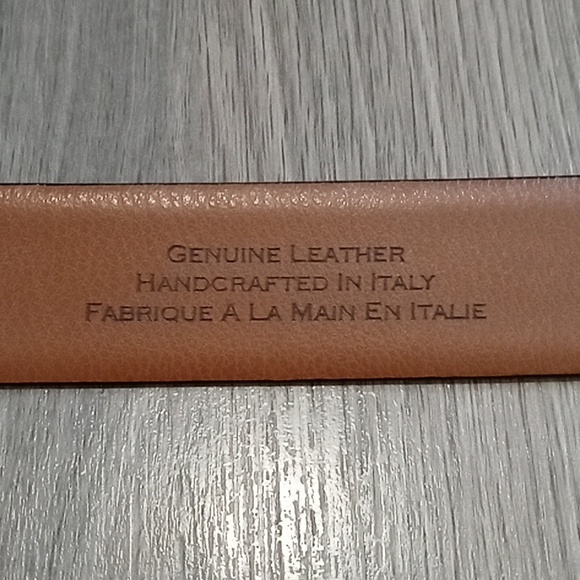 Men's JOSEPH ABBOUD Designer Leather Belt 44/110 (almost like New!) - Picture 3 of 9